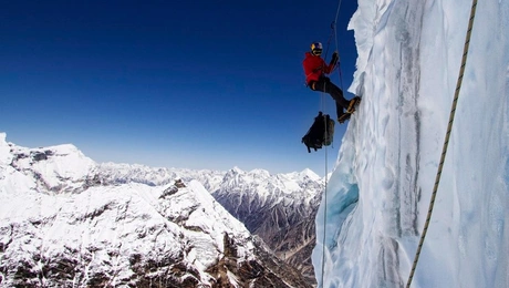 Ορειβάτης στα Ιμαλάια