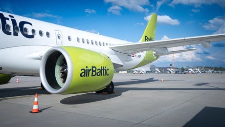 Αεροπλάνο της AirBaltic