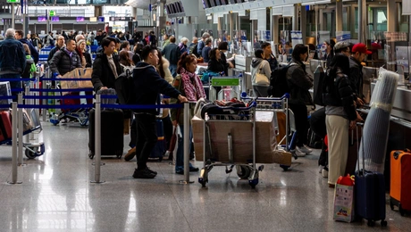 Ουρές σε αεροδρόμιο της Γερμανίας