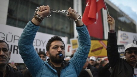 Διαμαρτυρία στην Τουρκία