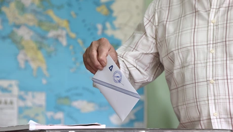 Άνδρας ψηφίζει