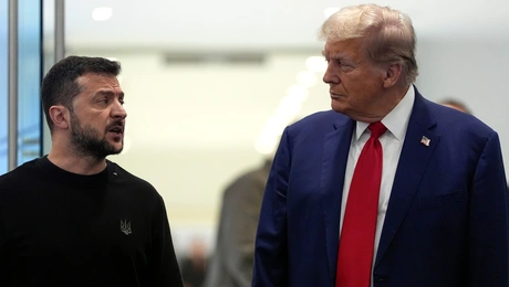 Ο Ντόναλντ Τραμπ και ο Βολοντίμιρ Ζελένσκι