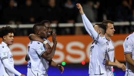 Πανηγυρισμοί των παικτών του ΠΑΟΚ