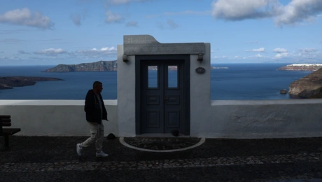 Στιγμιότυπο από τη Σαντορίνη