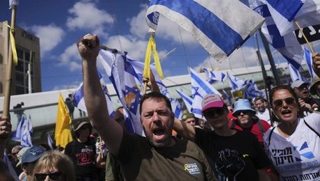 Η διαδήλωση κατά του Νετανιάχου