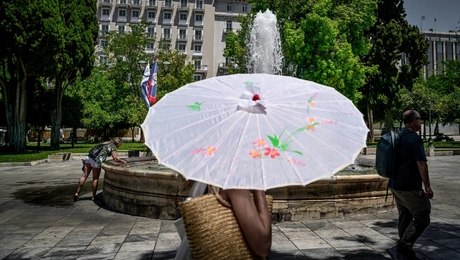 Ζεστός καιρός στην Αθήνα