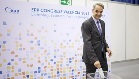 Ο Κυριάκος Μητσοτάκης στη Βαλένθια