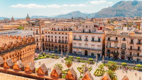 Άποψη από το Παλέρμο στη Σικελία