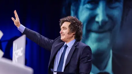 Ο πρόεδρος της Αργεντινής, Χαβιέρ Μιλέι