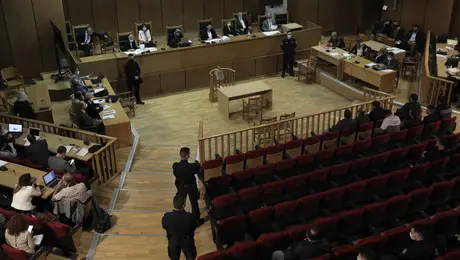 Στιγμιότυπο από δικαστήριο