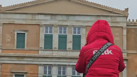 Κρύος καιρός στην Αθήνα