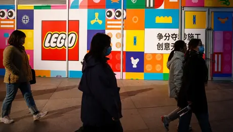 Στιγμιότυπο από κατάστημα της Lego