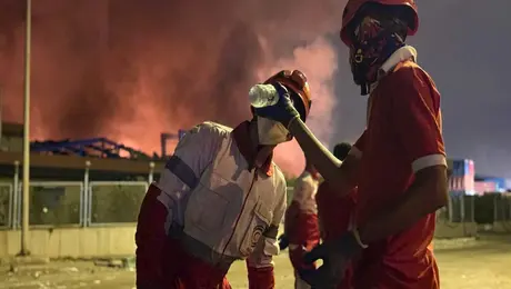 πυροσβέστες Ιράν έκρηξη