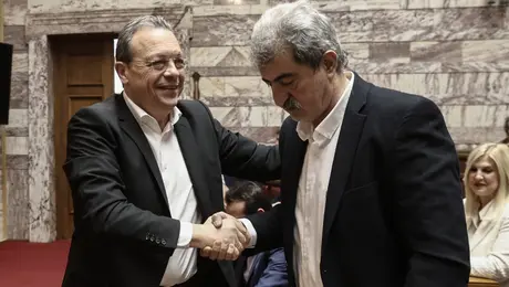 Ο Σωκράτης Φάμελλος και ο Παύλος Πολάκης