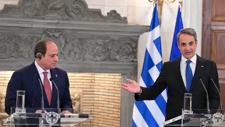 Αμπτνέλ Φατάχ Αλ Σίσι Κυριάκος Μητσοτάκης