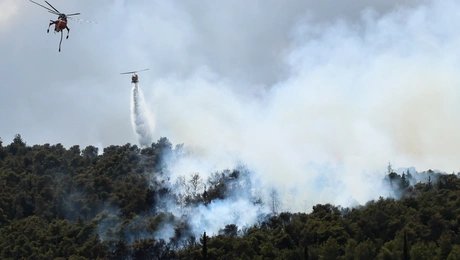 φωτιά γλυκά νερά drone
