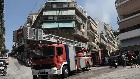 Φωτιά τώρα στην Κυψέλη