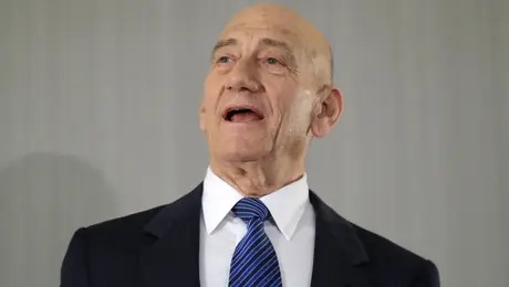 Ο πρώην πρωθυπουργός του Ισραήλ, Εχούντ Όλμερτ