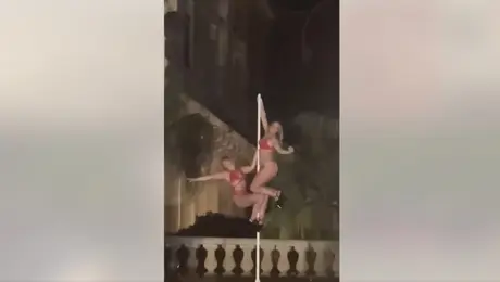 Αντιδράσεις για το pole dancing έξω από τα Ανάκτορα στην Κέρκυρα