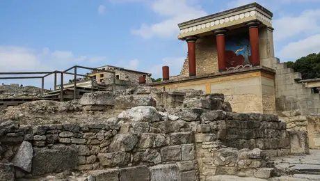 Το ανάκτορο της Κνωσού στην Κρήτη