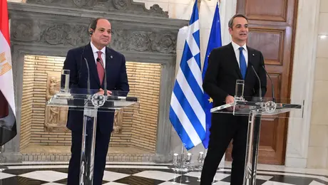 Συνάντηση Μητσοτάκη - Αλ Σίσι