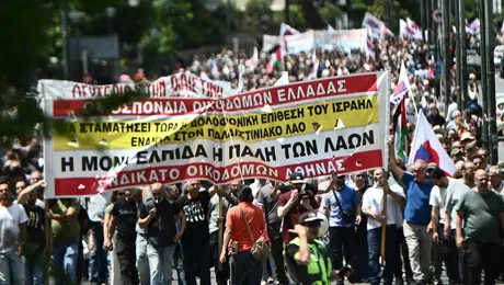 Πορεία για την Παλαιστίνη στο κέντρο της Αθήνας