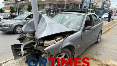 Το τροχαίο στη Θεσσαλονίκη