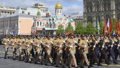 Παρέλαση στην Κόκκινη Πλατεία για την Ημέρα Νίκης