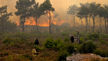 Φωτιά στη Χίο 
