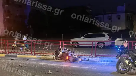 Λάρισα τροχαίο 