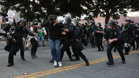 Λος Άντζελες ΗΠΑ Εθνοφρουρά