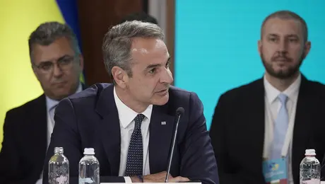 Ο Κυριάκος Μητσοτάκης στη Σύνοδο Κορυφής για την Ουκρανία