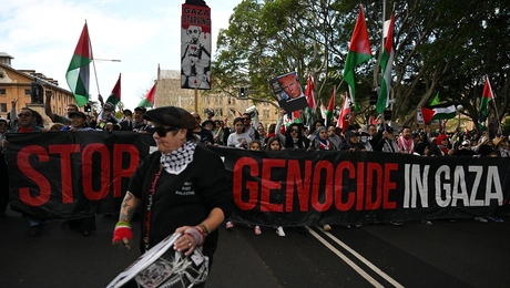 Διαμαρτυρία στο Σίδνεϊ για τη γενοκτονία στη Γάζα