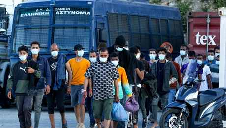 Μετανάστες στην Κρήτη