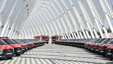 Τα νέα οχήματα της πυροσβεστικής