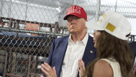 Ο Τραμπ στην εγκατάσταση του «Αλκατράζ με Αλιγάτορες»