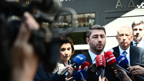 Ο Νίκος Ανδρουλάκης στην ΑΔΑΕ για τις υποκλοπές