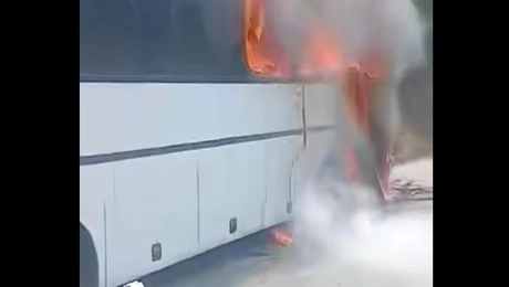 φωτιά λεωφορείο Κέρκυρα