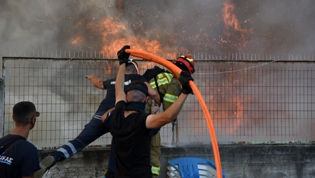 Φωτιά στην Πάτρα