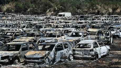 Φωτιά στην Πάτρα