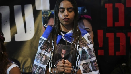 Διαδήλωση για τους ομήρους της Χαμάς στο Ισραήλ