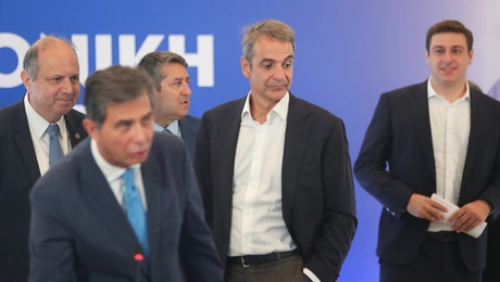 Ο Κυριάκος Μητσοτάκης στη Θεσσαλονίκη