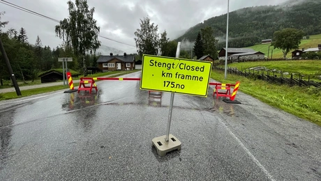 Κλειστός δρόμος στη Νορβηγία