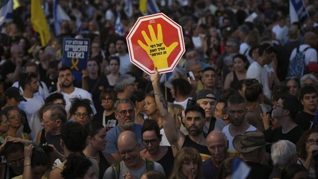Διαδήλωση για τους ομήρους στο Τελ Αβίβ