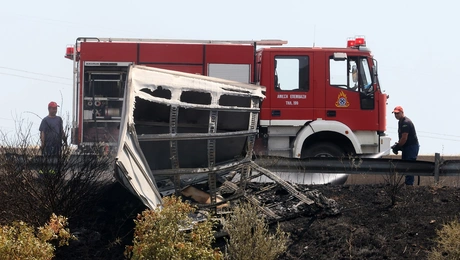 Το σημείο του τροχαίου στην Εγνατία Οδό