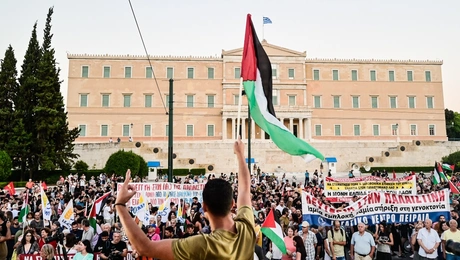 Διαδήλωση για τη Γάζα στο Σύνταγμα