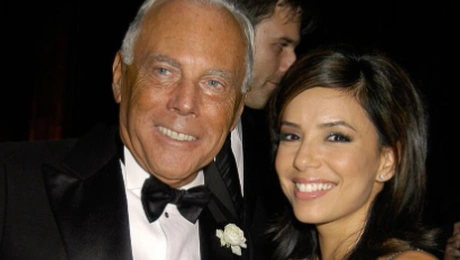 O Τζόρτζιο Αρμάνι και η Εύα Λονγκόρια