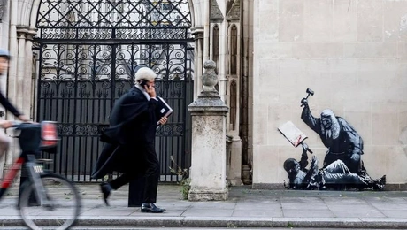 Η τοιχογραφία του Banksy στο Λονδίνο