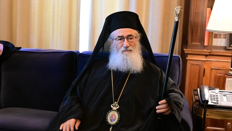 Ο απερχόμενος ηγούμενος της Μονής Σινά, Δαμιανός