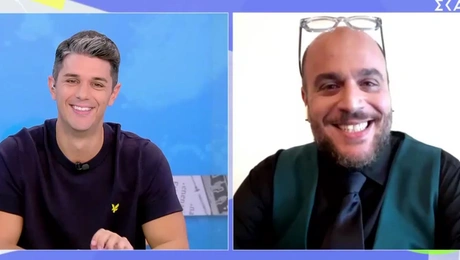 O Φάνης Λαμπρόπουλος στο Weekend Live